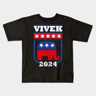 Vivek Ramaswamy 2024 - A New Wave in Presidential Politics Kids T-Shirt